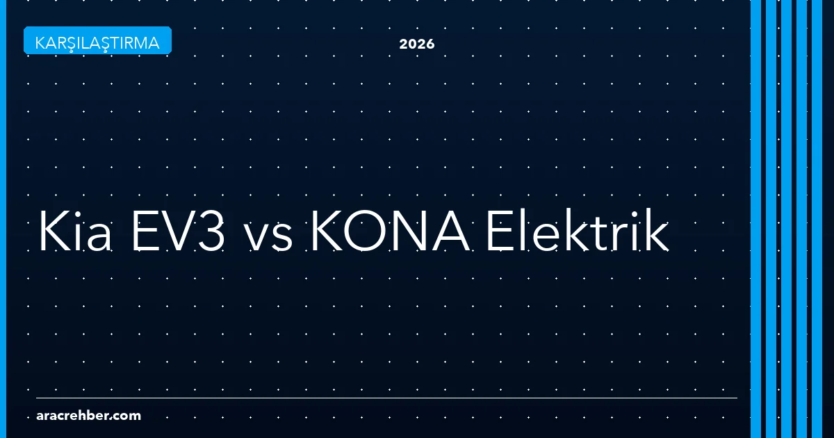 Kia EV3 mü, Hyundai KONA Elektrik mi? Aynı Grup, Farklı Araçlar