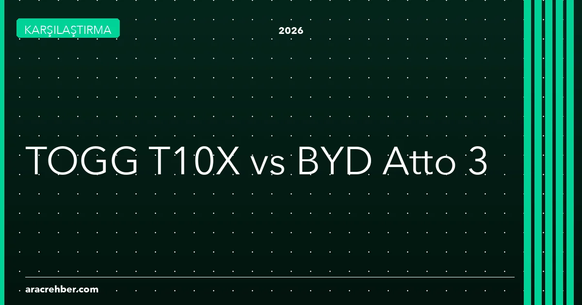 TOGG T10X mi, BYD Atto 3 mü? 300.000 TL Fark Buna Değer mi?
